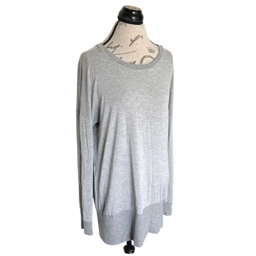 LAmade Womens Sweatshirt Gray Womens Knit Jersey Size XS  Long Sleeve Normcore - Picture 5 of 12